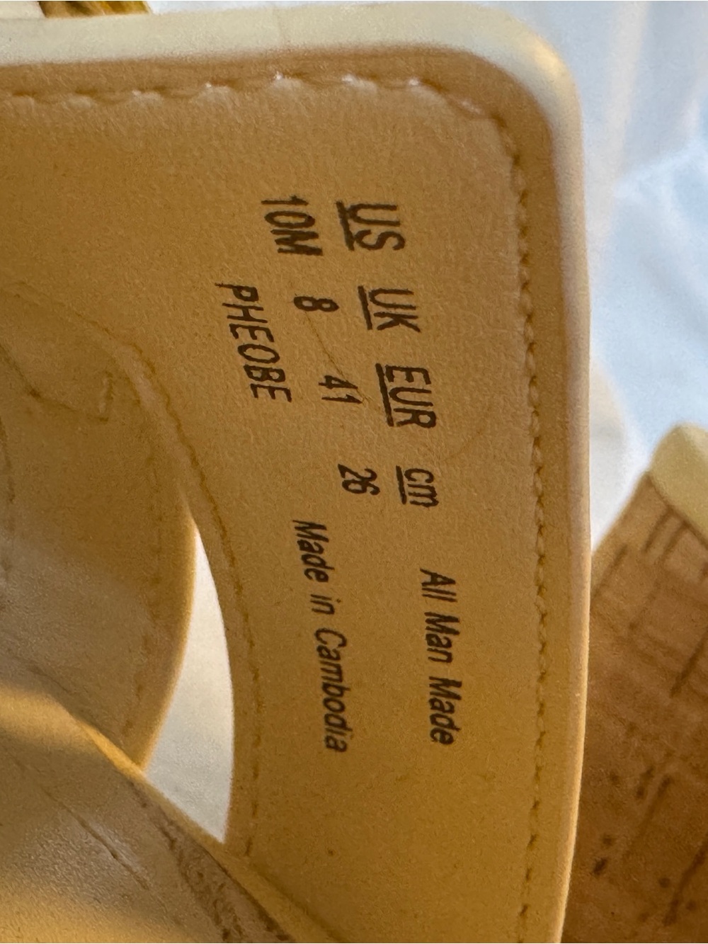 Franco Sarto Cream Ankle-Strap Buckle Sandals - Picture 7 of 7